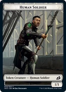 Human Soldier Token (004), Ikoria: Lair of Behemoths 4