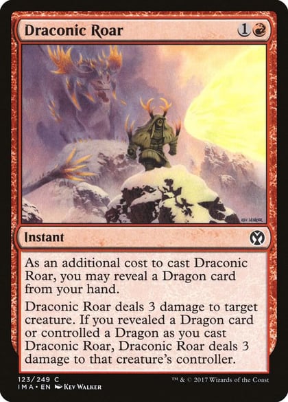 Draconic Roar, Iconic Masters 123