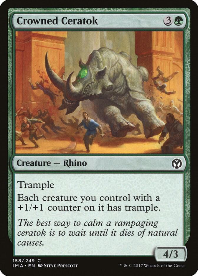 Crowned Ceratok, Iconic Masters 158