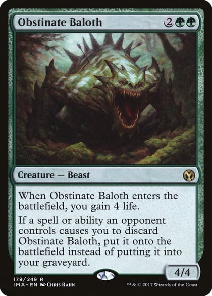 Obstinate Baloth, Iconic Masters 179