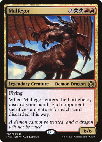 Malfegor, Iconic Masters 205