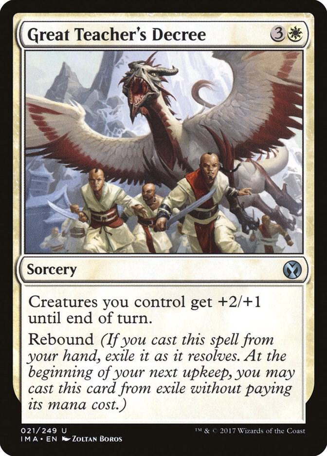 Great Teacher's Decree, Iconic Masters 21