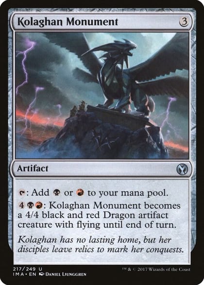 Kolaghan Monument, Iconic Masters 217