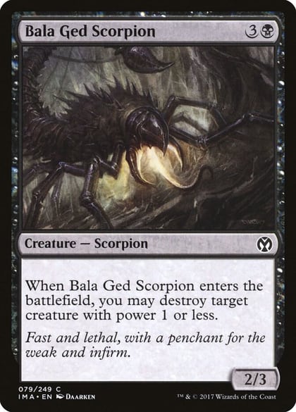 Bala Ged Scorpion, Iconic Masters 79