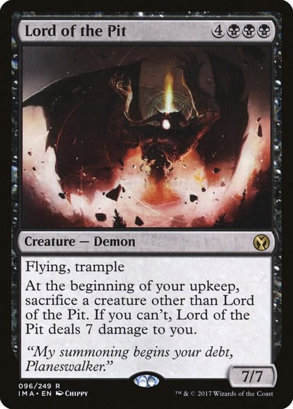 Lord of the Pit, Iconic Masters 96