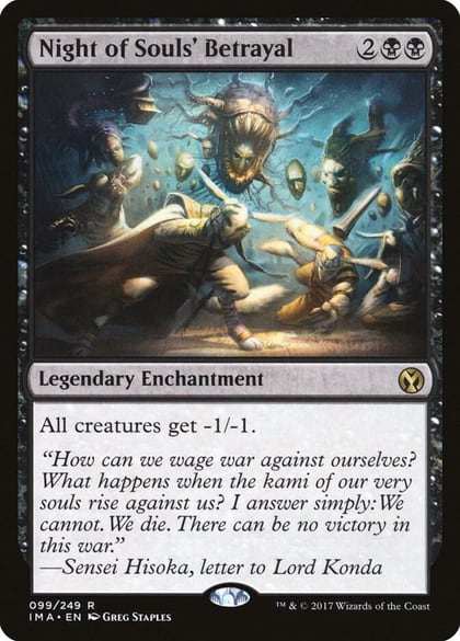 Night of Souls' Betrayal, Iconic Masters 99