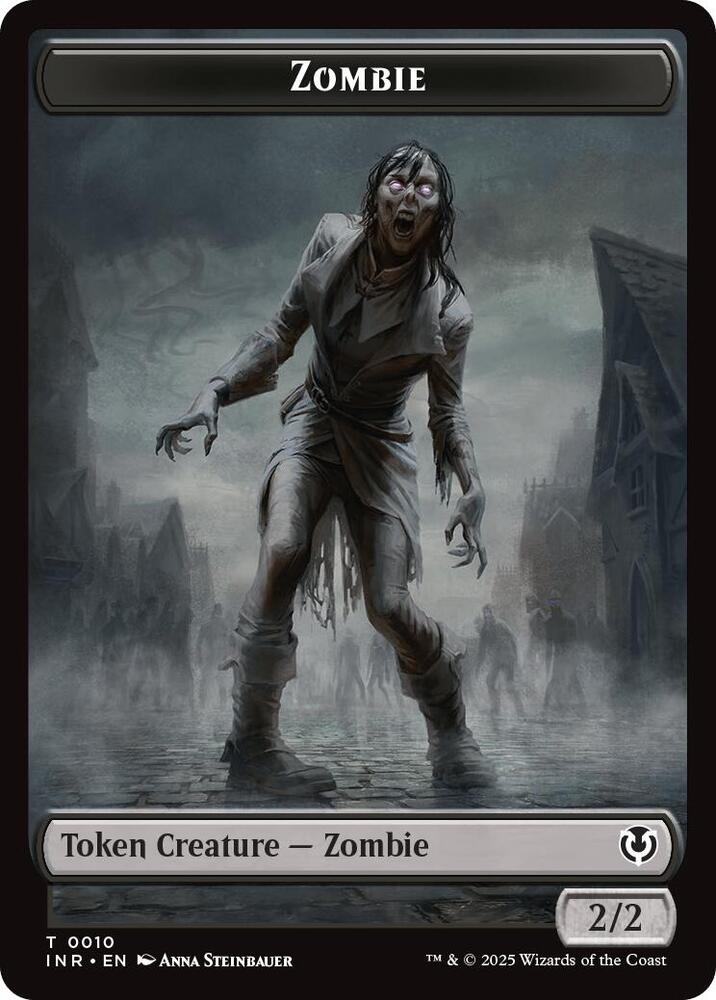 Zombie (0010) // Blood Double-Sided Token, Innistrad Remastered 10 // 21