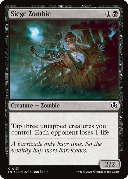Siege Zombie, Innistrad Remastered 131