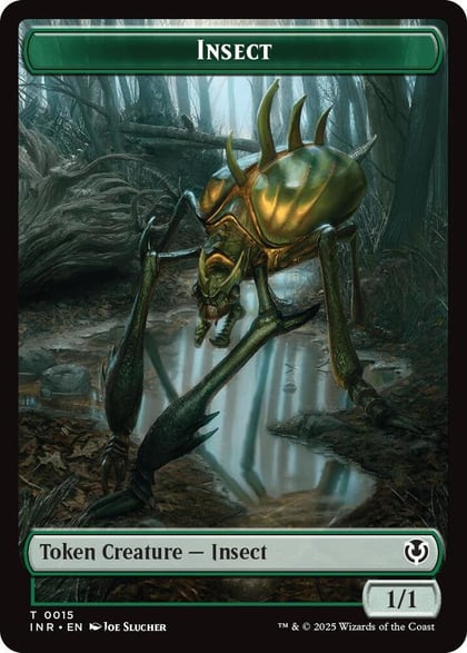 Insect // Spider Double-Sided Token, Innistrad Remastered 15 // 16