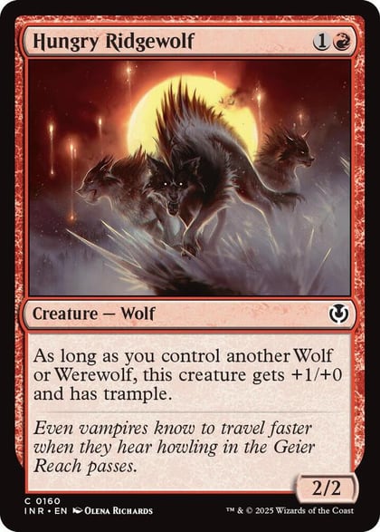 Hungry Ridgewolf, Innistrad Remastered 160
