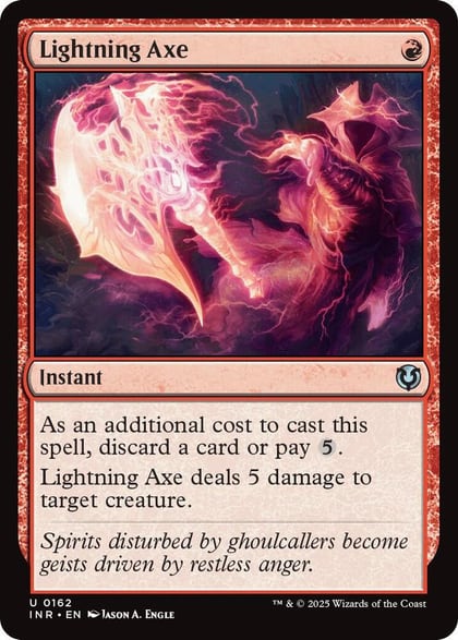 Lightning Axe, Innistrad Remastered 162