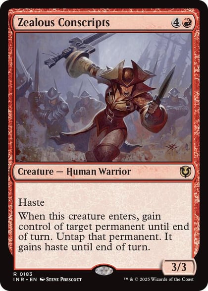 Zealous Conscripts, Innistrad Remastered 183