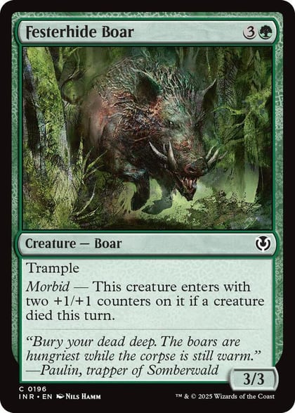 Festerhide Boar, Innistrad Remastered 196