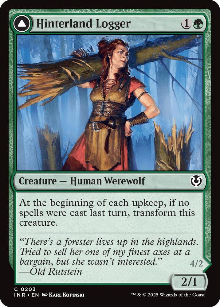 Hinterland Logger, Innistrad Remastered 203