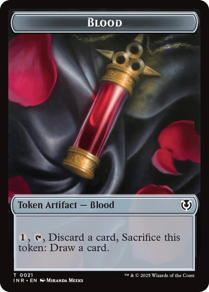 Blood // Clue Double-Sided Token, Innistrad Remastered 21 // 22