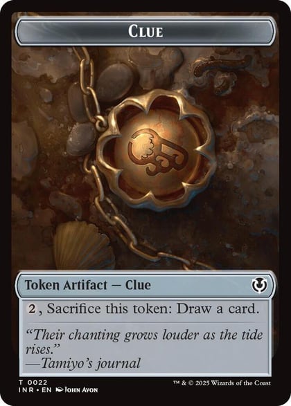 Clue // Eldrazi Horror Double-Sided Token, Innistrad Remastered 22 // 1