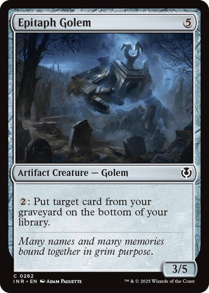 Epitaph Golem, Innistrad Remastered 262