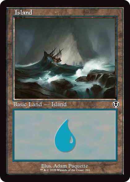 Island (291) (Retro Frame), Innistrad Remastered 291