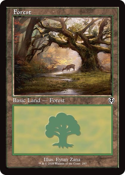 Forest (297) (Retro Frame), Innistrad Remastered 297