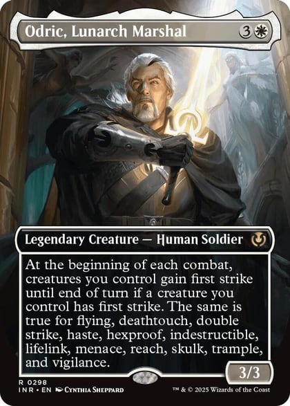 Odric, Lunarch Marshal (Borderless), Innistrad Remastered 298