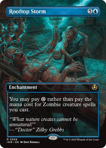 Rooftop Storm (Borderless), Innistrad Remastered 306