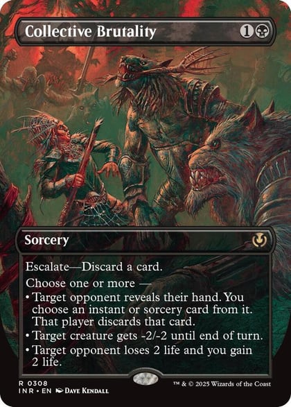 Collective Brutality (Borderless), Innistrad Remastered 308