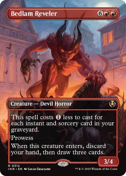 Bedlam Reveler (Borderless), Innistrad Remastered 312