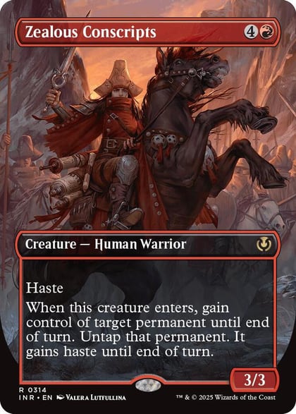 Zealous Conscripts (Borderless), Innistrad Remastered 314