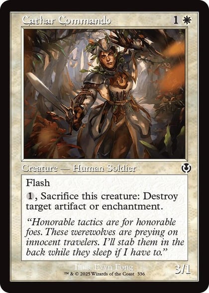 Cathar Commando (Retro Frame), Innistrad Remastered 336