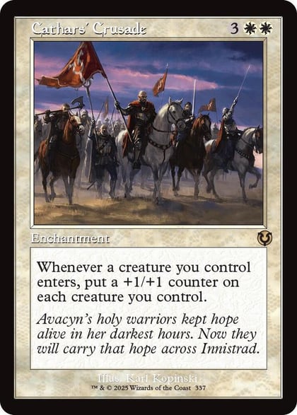 Cathars' Crusade (Retro Frame), Innistrad Remastered 337