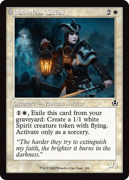 Dauntless Cathar (Retro Frame), Innistrad Remastered 339