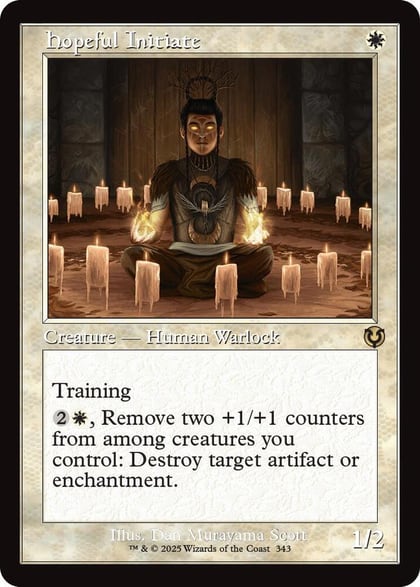 Hopeful Initiate (Retro Frame), Innistrad Remastered 343