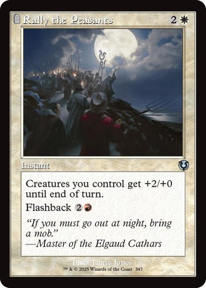 Rally the Peasants (Retro Frame), Innistrad Remastered 347