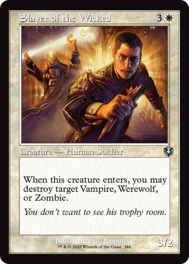Slayer of the Wicked (Retro Frame), Innistrad Remastered 348