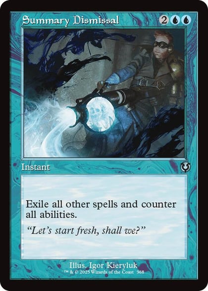 Summary Dismissal (Retro Frame), Innistrad Remastered 368