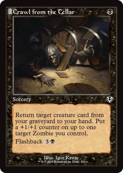 Crawl from the Cellar (Retro Frame), Innistrad Remastered 376