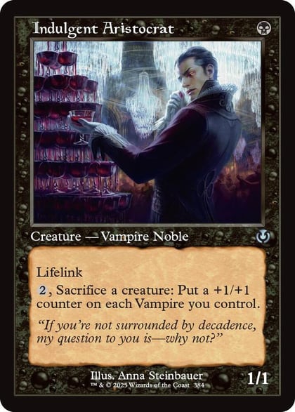 Indulgent Aristocrat (Retro Frame), Innistrad Remastered 384