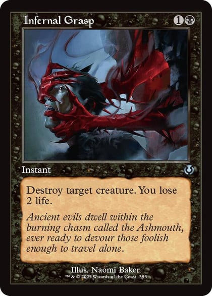 Infernal Grasp (Retro Frame), Innistrad Remastered 385