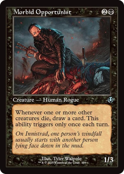 Morbid Opportunist (Retro Frame), Innistrad Remastered 388