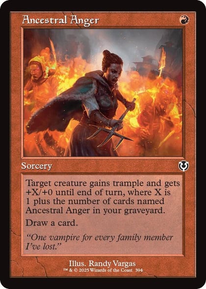 Ancestral Anger (Retro Frame), Innistrad Remastered 394