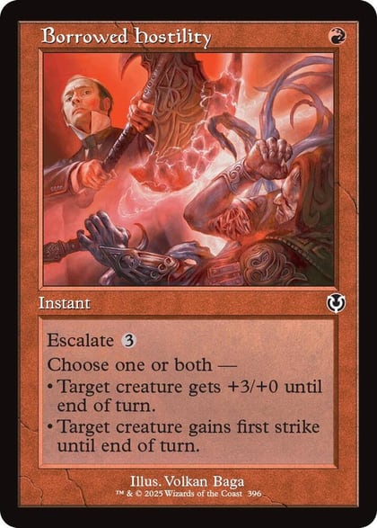 Borrowed Hostility (Retro Frame), Innistrad Remastered 396