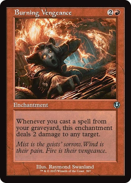 Burning Vengeance (Retro Frame), Innistrad Remastered 397