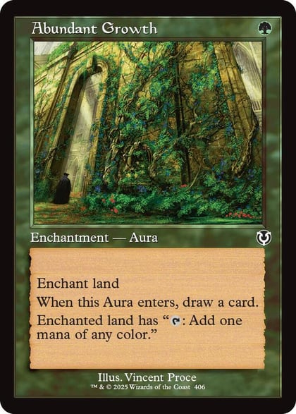 Abundant Growth (Retro Frame), Innistrad Remastered 406