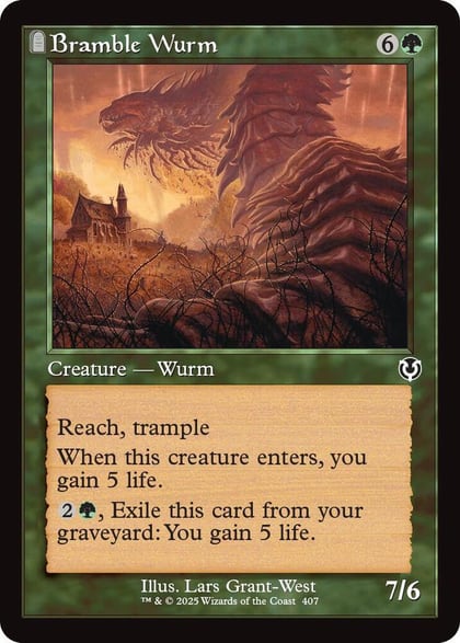 Bramble Wurm (Retro Frame), Innistrad Remastered 407