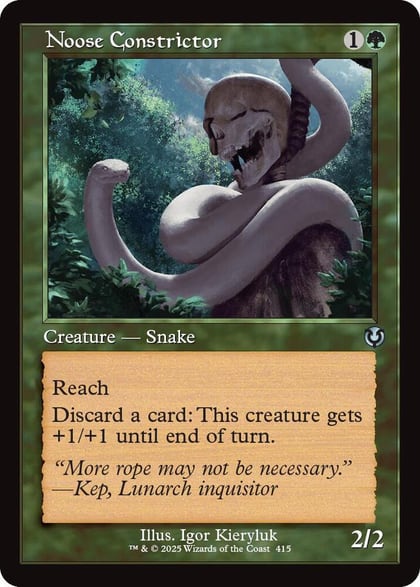Noose Constrictor (Retro Frame), Innistrad Remastered 415