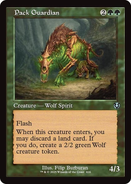Pack Guardian (Retro Frame), Innistrad Remastered 416