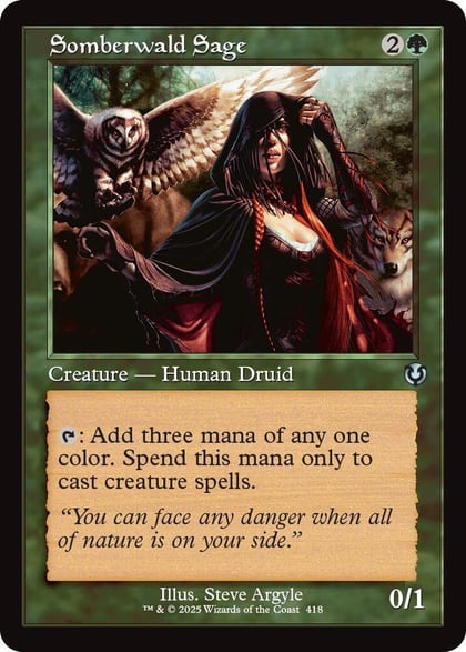 Somberwald Sage (Retro Frame), Innistrad Remastered 418