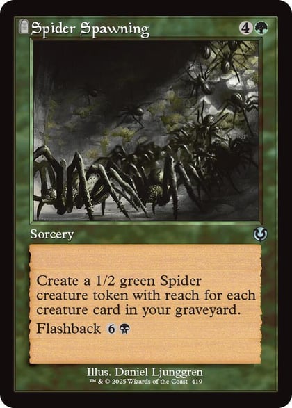 Spider Spawning (Retro Frame), Innistrad Remastered 419