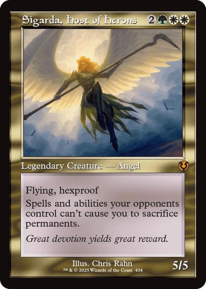 Sigarda, Host of Herons (Retro Frame), Innistrad Remastered 434