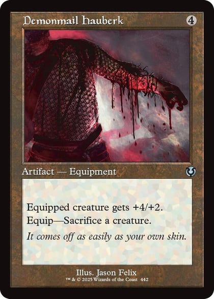Demonmail Hauberk (Retro Frame), Innistrad Remastered 442